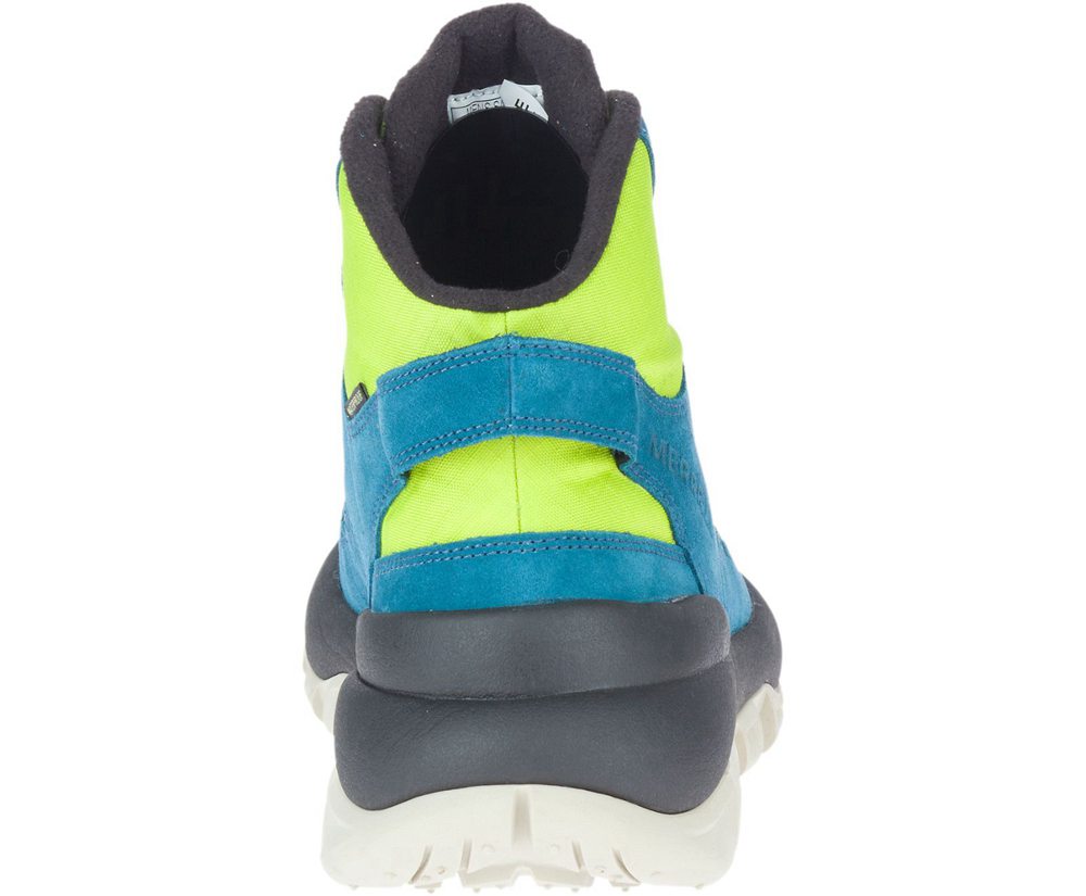 Merrell Støvler Herre - Atb Mid Polar Waterproof - Blå/Grøn - OFP372056